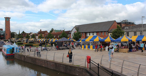 Stratford upon Avon’s world famous Upmarket is held every Sunday and Bank Holiday Monday on the Waterfront