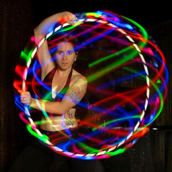 weighted light up hula hoop