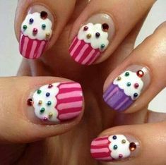 Ice cream Kid Nail Arts