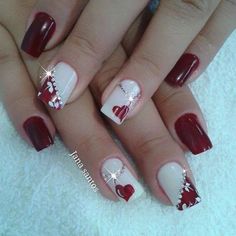 Valentine day nails-4