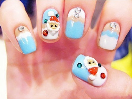 Hottest 50+ Christmas Nail Ideas for 2017-06