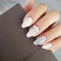 Rhinestone nail design