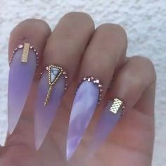 Gorgeous Stiletto Nail Designs