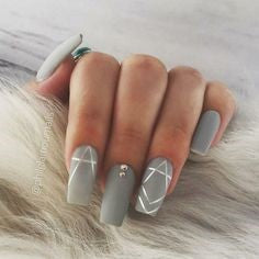 Elegant Matte Nail Design