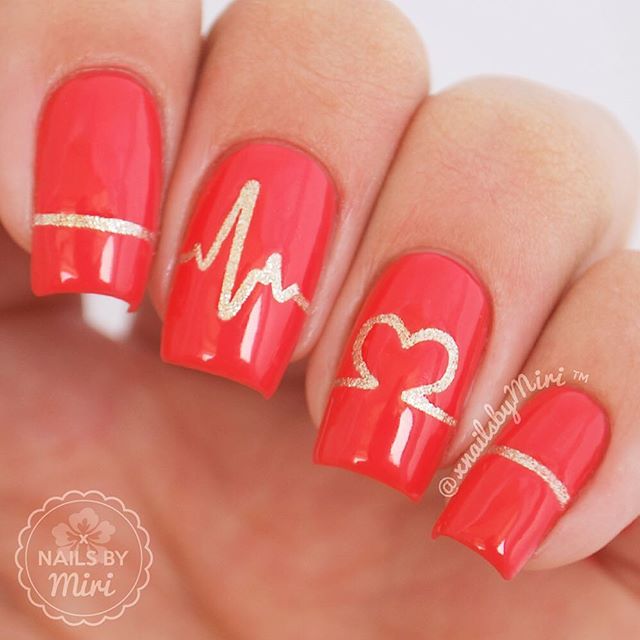 66+ Best Valentine's Day Nails Designs for 2018-pic19