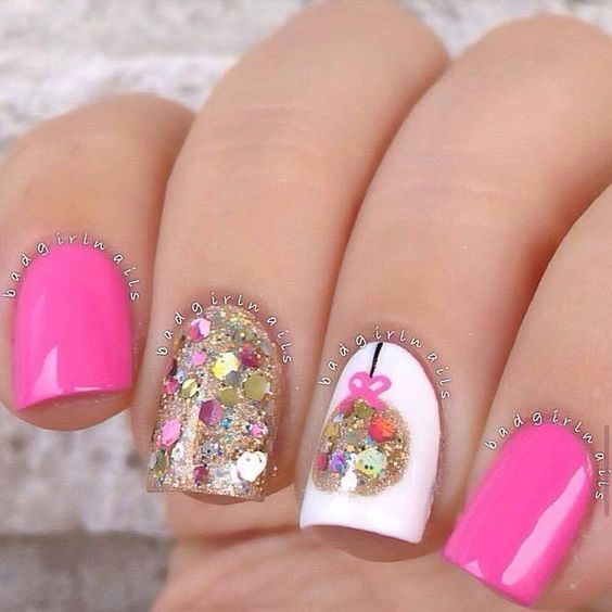 Hottest 50+ Christmas Nail Ideas for 2017-08