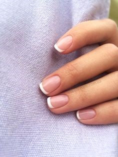 Simple French Nail Design