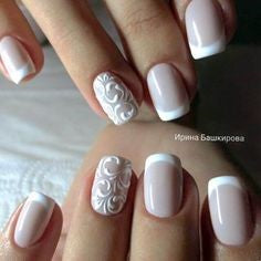 Pattern French Nail Design