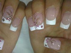 Butterfly French Nail Design