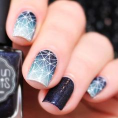 Pattern Nail Designs-14 Starry Sky nails
