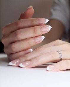 Simple French Tip Nail Design