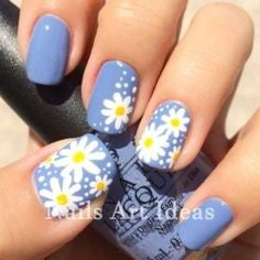 Spring Flower Nail Design