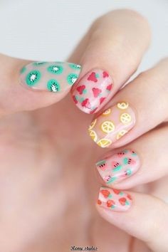 Fruit Spring Nail Design