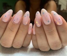 Classic Rounded Tips Princess Nail Design