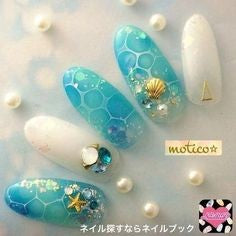 Beach Seashell Nail Art Ideas