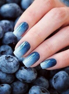 Light Purple Blueberry Winter Nail Designs