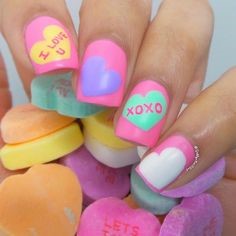 Easy Nail Design for Valentine's Day