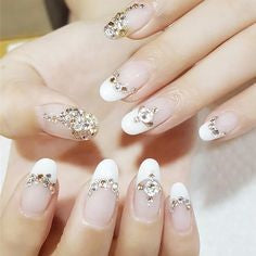 French Jewelry 3D Stickers Nail Design