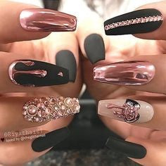 Gorgeous Coffin Nail Design