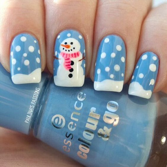 Hottest 50+ Christmas Nail Ideas for 2017-16