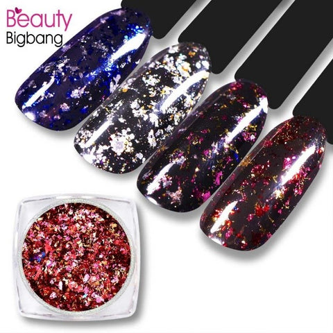 Fireworks Effect Sequin Nails