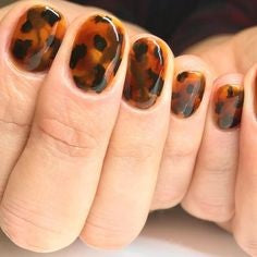 Wild Leopard Acrylic Nail Design