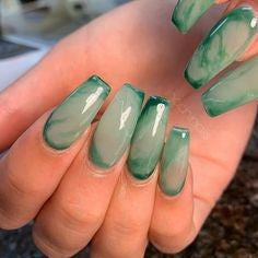 Jade nail design