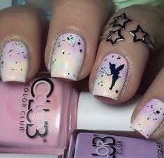 Flower Fairy Nail Design