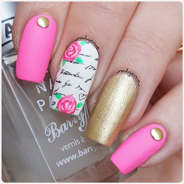 66+ Best Valentine's Day Nails Designs for 2018-pic42