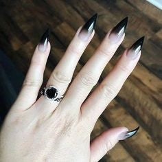 Gothic ombre Nail Design