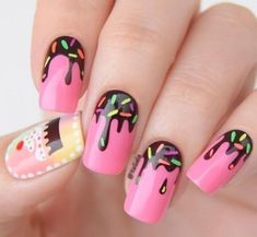 Chocolate Nail Design