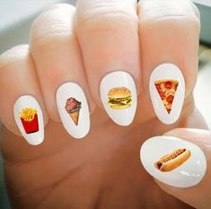 Fast food Nail Design