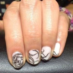 Cute octopus Nail Art Design