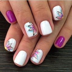 Decals Spring Nail Design