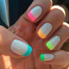 Colorful Spring Nail Design