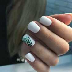 A Grass Nail Design