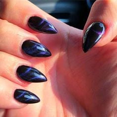 Like Gem Mountain Peak Nail Idea