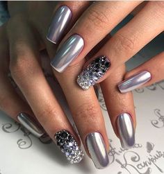 Silver Nail Designs-11