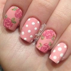 rose nail art design-6