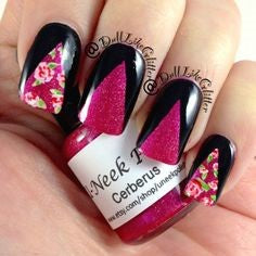 rose nail art design-10