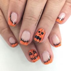 Pumpkin Nail Design-13