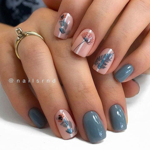 Grey Nail Designs