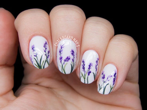 Best Stunning Floral Nail Designs-1