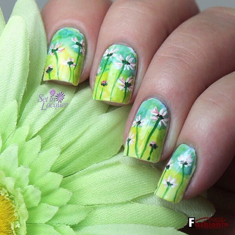 Best Stunning Floral Nail Designs-7