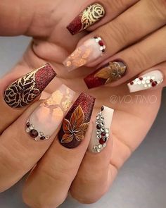 Thanksgiving Nail Designs-5