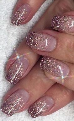 Glittery Nail Design-5