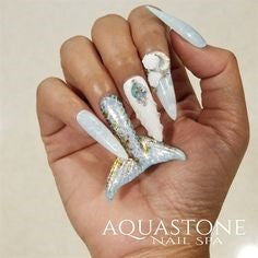 Mermaid nail design-6