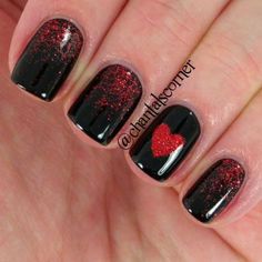 Valentine day nails-6