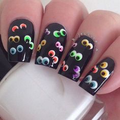 Ghost Nail Art Design-6