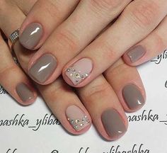 Taupe Nail Designs-7
